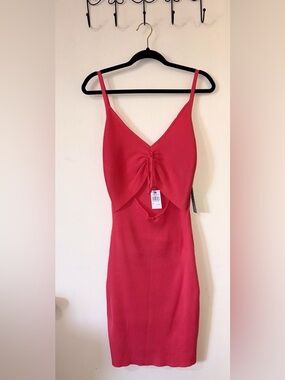 Almost Famous Spaghetti Strap Cutout Bodycon Dress Size XL